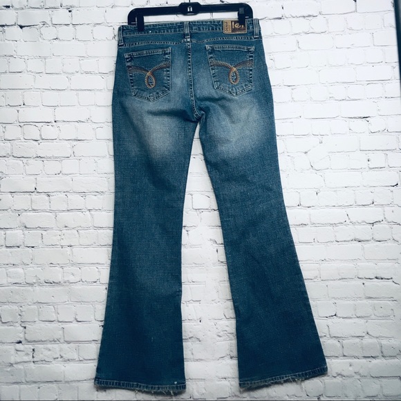 L.e.i. Lei juniors Denium Denim Blue Jeans Size 11 - Picture 2 of 8